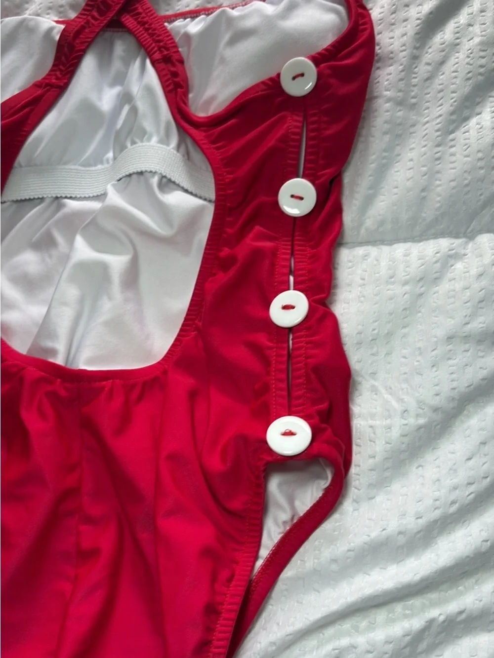 VENUS Bright Red  One-Piece Swimsuit for Women